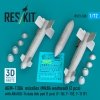 RESKIT RS72-0538 AGM-130A missiles (Mk84 warhead) (2 pcs) with AN/AXQ-14 data link pod (1 pcs) (3D Printed) 1/72